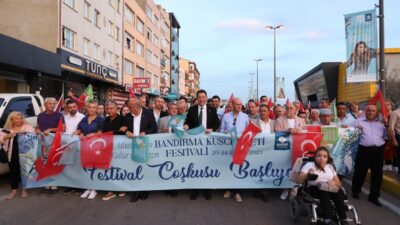 BANDIRMA’DA MELİKE ŞAHİN RÜZGÂRI ESTİ