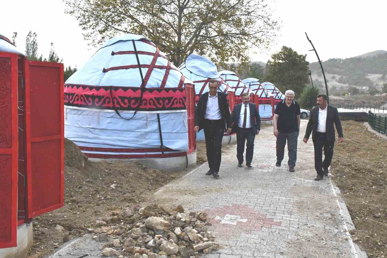 Belediye Başkanı Doğan, Türk otağı ve mesire alanında incelemelerde bulundu