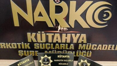 KÜTAHYA’DA ŞÜPHELİ ŞAHSIN ÜZERİNDE UYUŞTURUCU ELE GEÇİRİLDİ