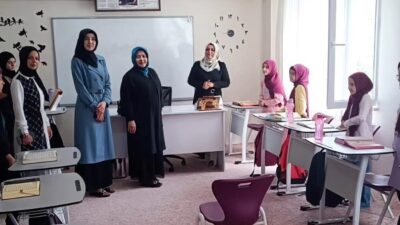 VALİ IŞIN’IN EŞİNDEN HAFIZLIK KUR'AN KURSUNA ZİYARET