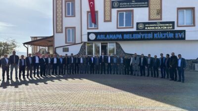 ASLANAPA’DA KÖYLERE HİZMET GÖTÜRME BİRLİĞİ OLAĞAN TOPLANTISI