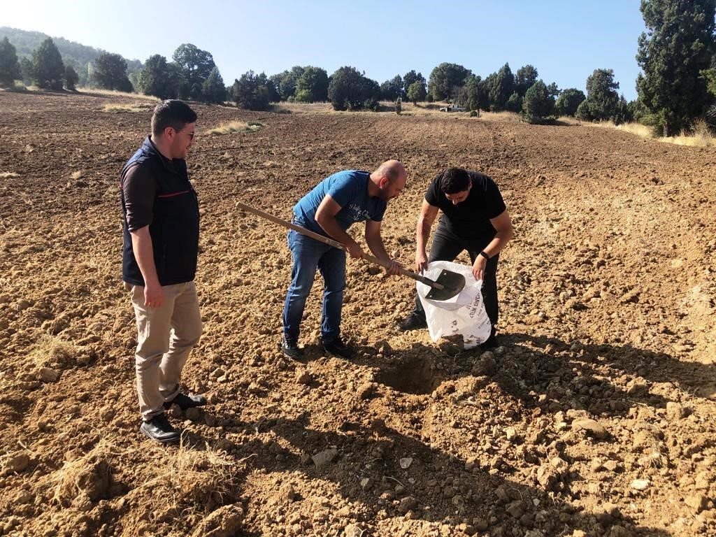 Emet’te üreticilerin toprak analizi talepleri yerine getiriliyor