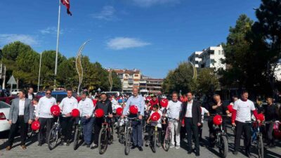 GEDİZ’DE 100 ÖĞRENCİ 100 PEDAL ETKİNLİĞİ