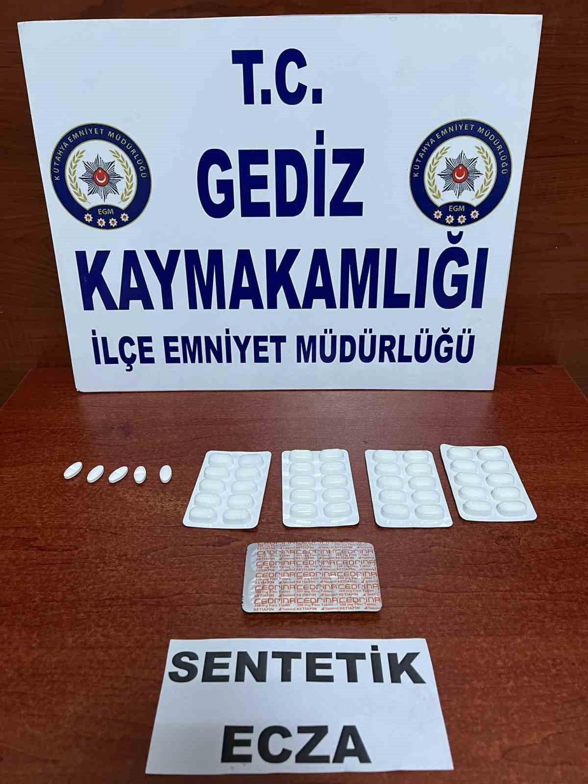 Gediz’de yapılan operasyonda uyuşturucu satıcısı gözaltına alındı