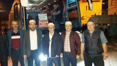 HİSARCIK’TA 30 KİŞİLİK UMRE KAFİLESİ KUTSAL TOPRAKLARA UĞURLANDI