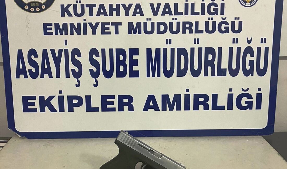 KÜTAHYA’DA BİR KİŞİNİN ÜZERİNDE