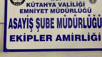 KÜTAHYA’DA BİR KİŞİNİN ÜZERİNDE UYUŞTURUCU BULUNDU