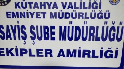 KÜTAHYA’DA ÇAY BAHÇESİNDE BİR KİŞİNİN ÜZERİNDE UYUŞTURUCU ELE GEÇİRİLDİ