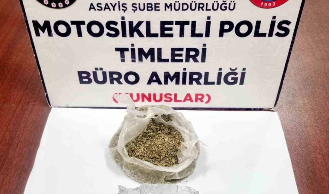 KÜTAHYA’DA DURDURULAN ARAÇTA UYUŞTURUCU