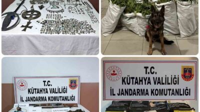 KÜTAHYA’DA JANDARMANIN KAÇAKÇILIK VE UYUŞTURUCU OPERASYONLARI