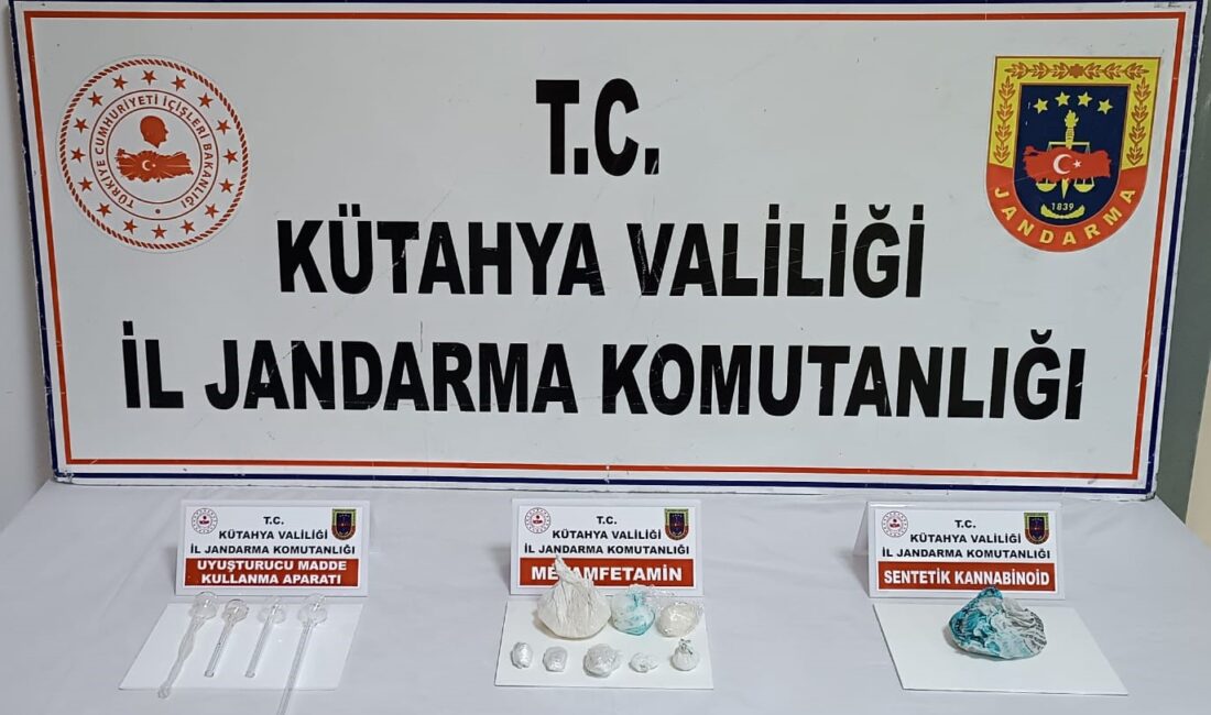 KÜTAHYA’DA JANDARMANIN UYUŞTURUCU OPERASYONUNDA