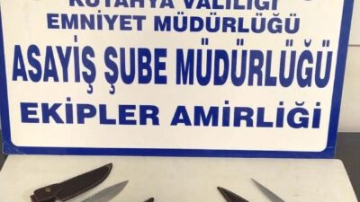 KÜTAHYA’DA POLİSİN DAR BÖLGE UYGULAMASI