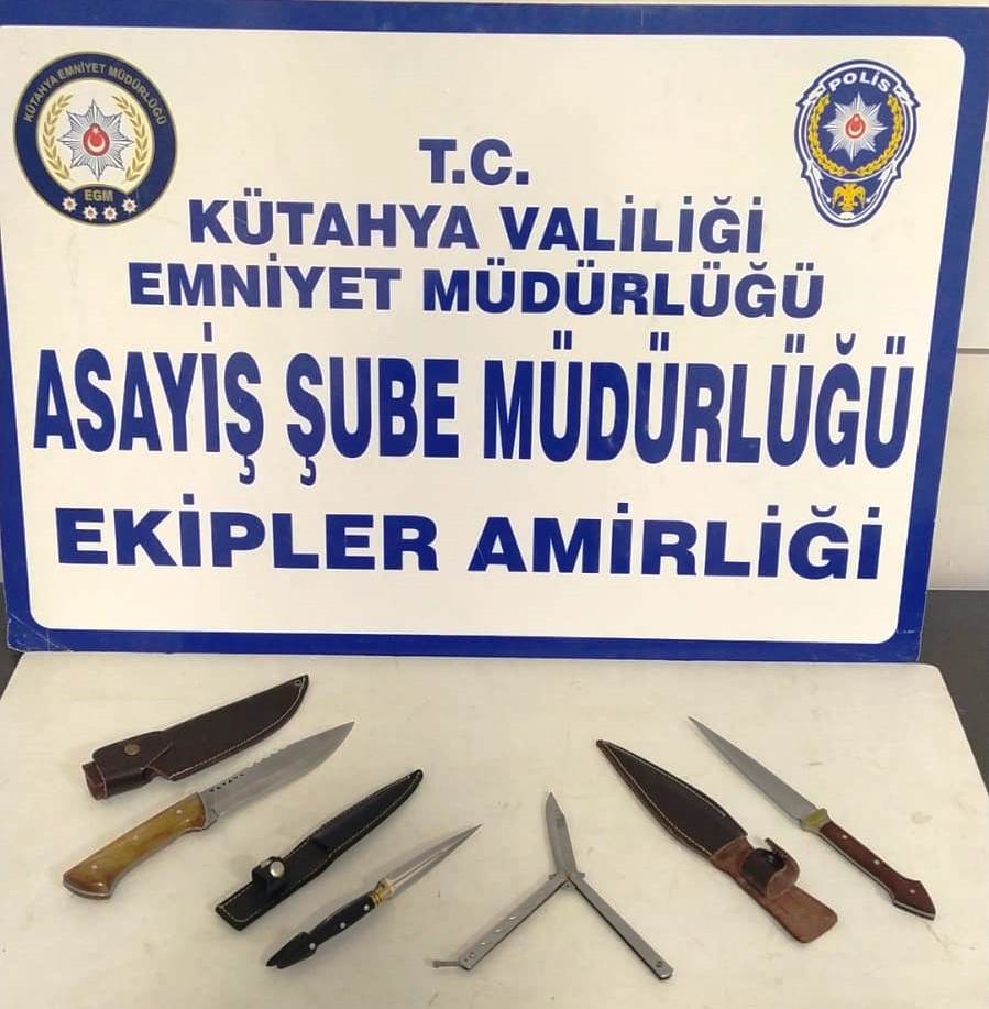 Kütahya’da polisin dar bölge uygulaması