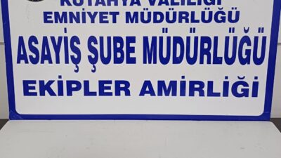 KÜTAHYA’DA POLİSİN ÖNLEYİCİ HIRSIZLIK UYGULAMASI