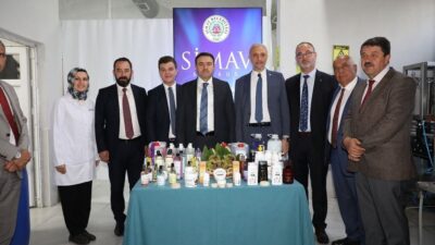 VALİ IŞIN, SİMAV KOZMETİK TESİSİNDE İNCELEMELERDE BULUNDU