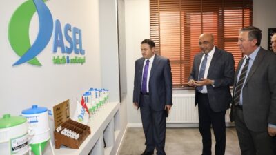 30 AĞUSTOS OSB’DE FABRİKALARI ZİYARET ETTİ
