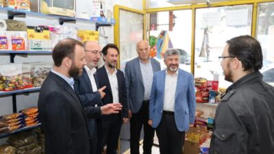 AK PARTİ KÜTAHYA HEYETİ GEDİZ’DE ESNAF ZİYARETİ YAPTI