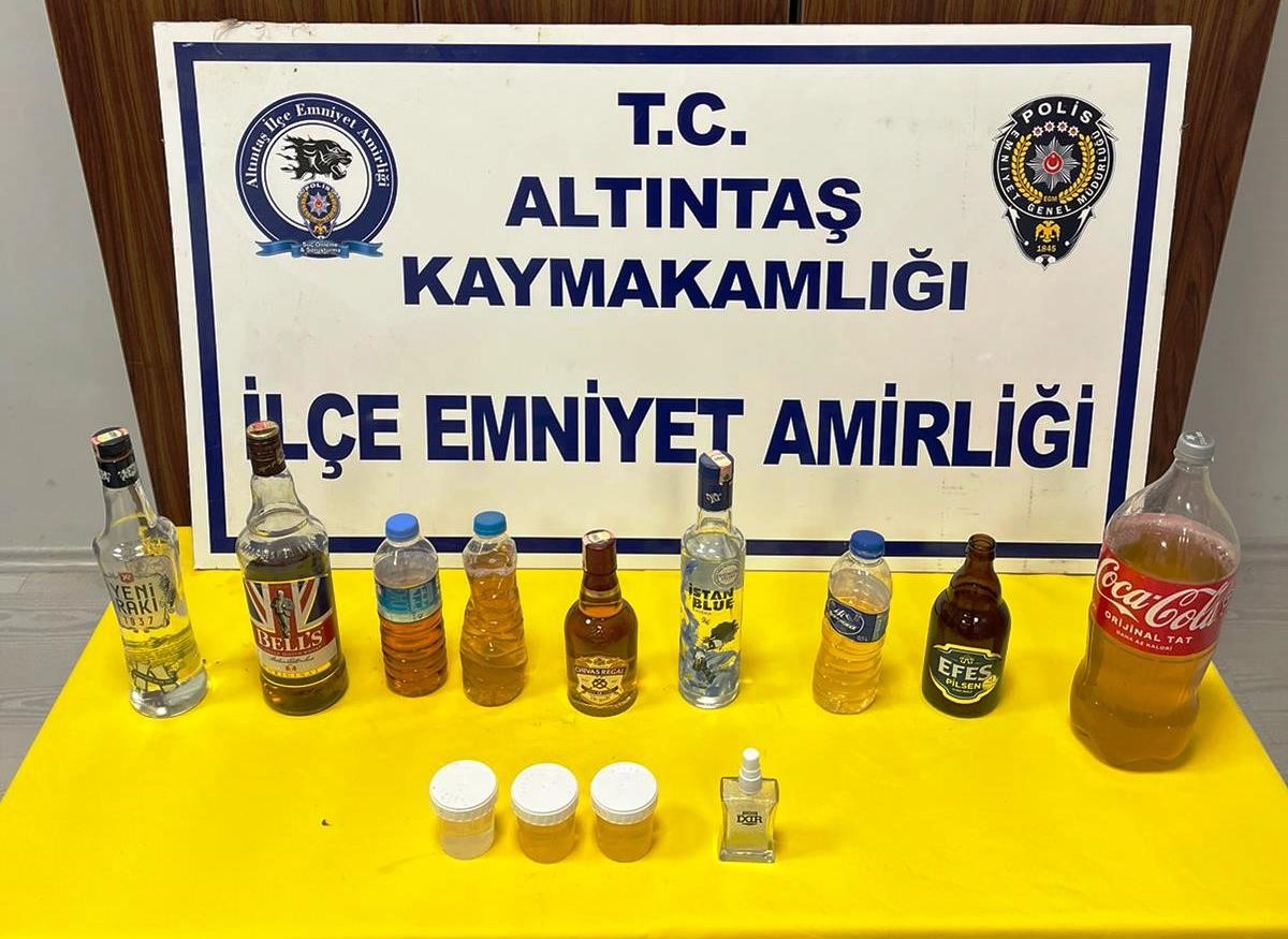 ALTINTAŞ’TA SAHTE ALKOL OPERASYONU