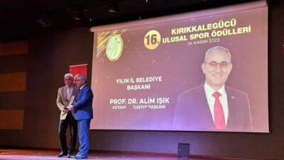 BAŞKAN ALİM IŞIK'A BİR ÖDÜL DAHA