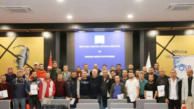 KÜTAHYA OSB MÜDÜRLÜĞÜ TEKNİK EKİBİNİN TECRÜBELERİ, EĞİTİMLERLE GÜÇLENDİRİLİYOR