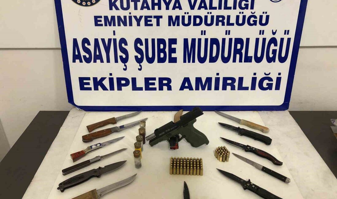 KÜTAHYA’DA 502 ŞAHIS VE