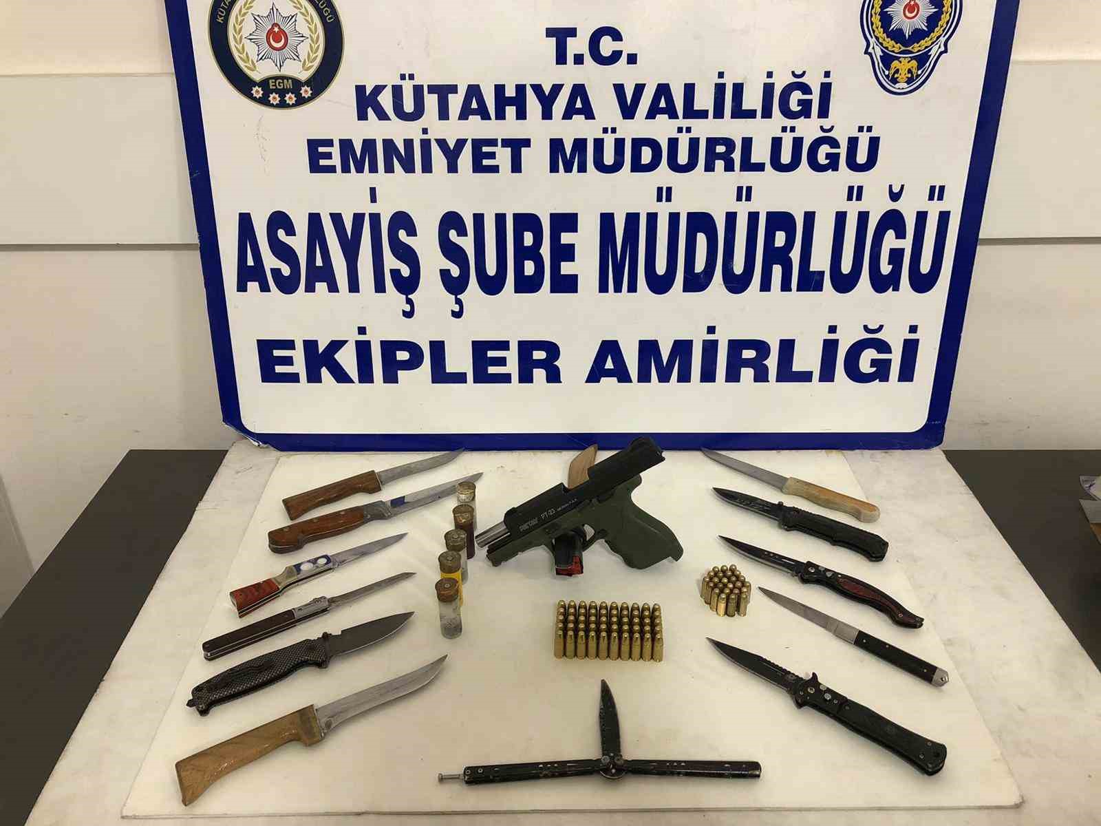 KÜTAHYA’DA 502 ŞAHIS VE 255 ARACIN SORGUSU, GBT KONTROLÜ VE