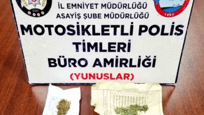 KÜTAHYA’DA BİR ŞAHSIN ÜZERİNDE UYUŞTURUCU ELE GEÇİRİLDİ