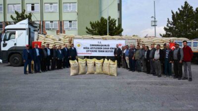 KÜTAHYA’DA DOĞAL AFETLERDEN ZARAR GÖREN 510 ÇİFTÇİYE BUĞDAY TOHUMU DESTEĞİ
