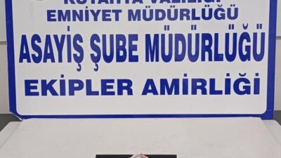 KÜTAHYA’DA POLİSİN BÖLGE UYGULAMASI