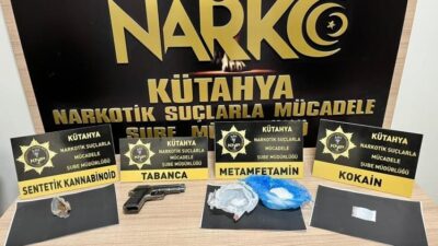 KÜTAHYA'DA UYUŞTURUCU OPERASYONU: 2 KİŞİ TUTUKLANDI
