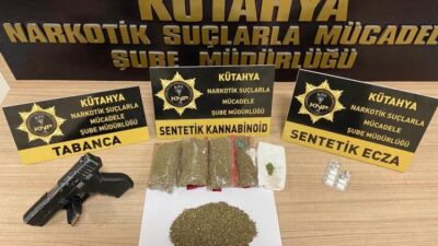 KÜTAHYA’DA UYUŞTURUCU SATICISI TUTUKLANDI