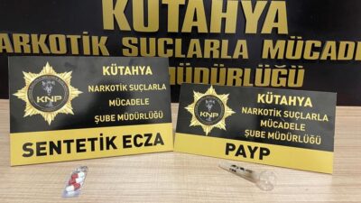 KÜTAHYA’DA UYUŞTURUCU TACİRİ ŞAHIS TUTUKLANDI