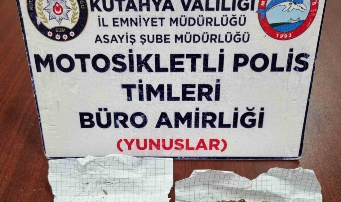 KÜTAHYA’DA YUNUS TİMLERİ UYUŞTURUCU