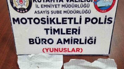 KÜTAHYA’DA YUNUS TİMLERİ UYUŞTURUCU ELE GEÇİRDİ