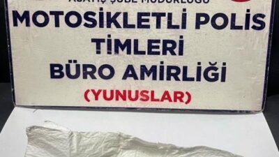 KÜTAHYA’DA YUNUS TİMLERİNCE BİR ŞAHSIN ÜZERİNDE UYUŞTURUCU ELE GEÇİRİLDİ