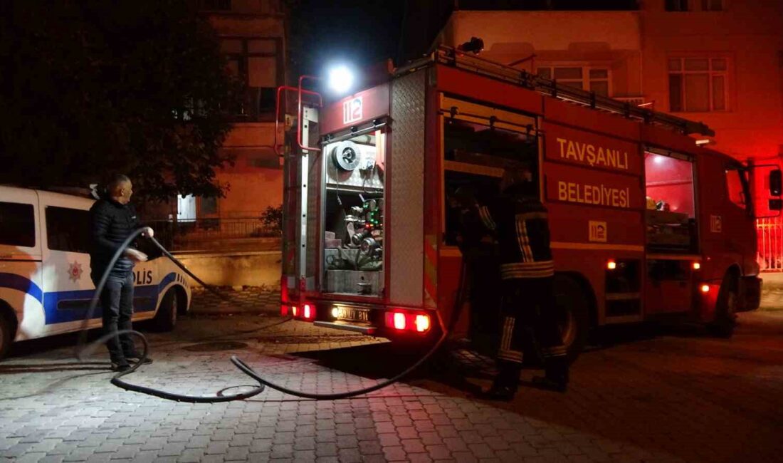 TAVŞANLI'DA KORKUTAN YANGIN