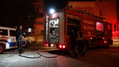 TAVŞANLI'DA KORKUTAN YANGIN