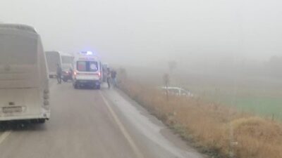 TAVŞANLI'DA TRAFİK KAZASI 2 YARALI