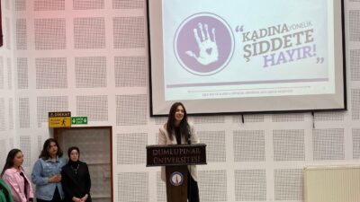 EMET MYO’DA ''KADINA YÖNELİK ŞİDDETLE MÜCADELE GÜNÜ'' BAŞLIKLI KONFERANS