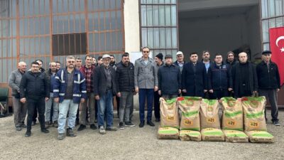 EMET’TE 91 ÇİFTÇİYE YÜZDE 50 HİBELİ 16 TON 600 KİLO