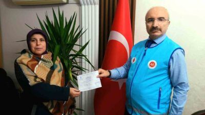 GEDİZ’DE FİLİSTİN’Lİ MAZLUMLAR İÇİN DUYGULANDIRAN BAĞIŞ