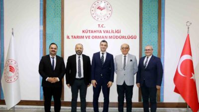 KÜTAHYA OSB YÖNETİMİNDEN YENİ GÖREVE BAŞLAYAN KURUM YETKİLİLERİNE ZİYARET