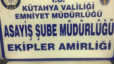KÜTAHYA’DA BİR ŞAHSIN ÜZERİNDE UYUŞTURUCU ELE GEÇİRİLDİ