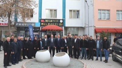İL BAŞKANI ÖNSAY VE MİLLETVEKİLLERİNİN HİSARCIK TEMASLARI