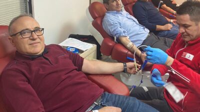 HİSARCIK’TA KAN BAĞIŞI KAMPANYASINA YOĞUN İLGİ