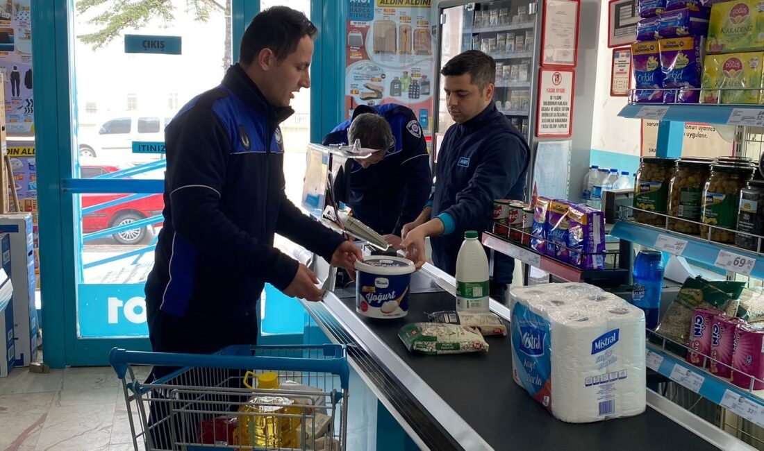 HİSARCIK’TA MARKET VE İŞYERLERİNDE FİYAT DENETİMİ