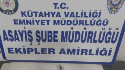 KÜTAHYA ASAYİŞ EKİPLERİNİN HAFTALIK İCRAATI AÇIKLANDI