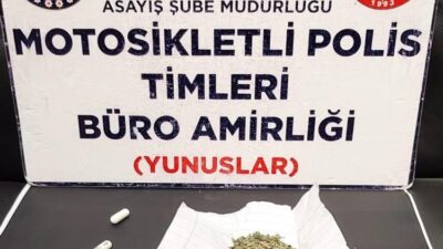 KÜTAHYA’DA BİR ARAÇTA UYUŞTURUCU ELE GEÇİRİLDİ