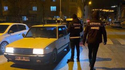 KÜTAHYA’DA POLİSİN NARKOALAN UYGULAMASINDA UYUŞTURUCU MADDE ELE GEÇİRİLDİ