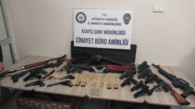 KÜTAHYA’DA SİLAH TİCARETİ YAPAN ŞAHISLARA YÖNELİK 45 ADRESTE EŞ ZAMANLI